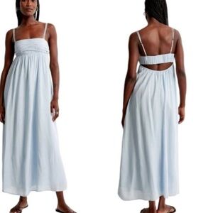 Abercrombie Open Back Midi Dress